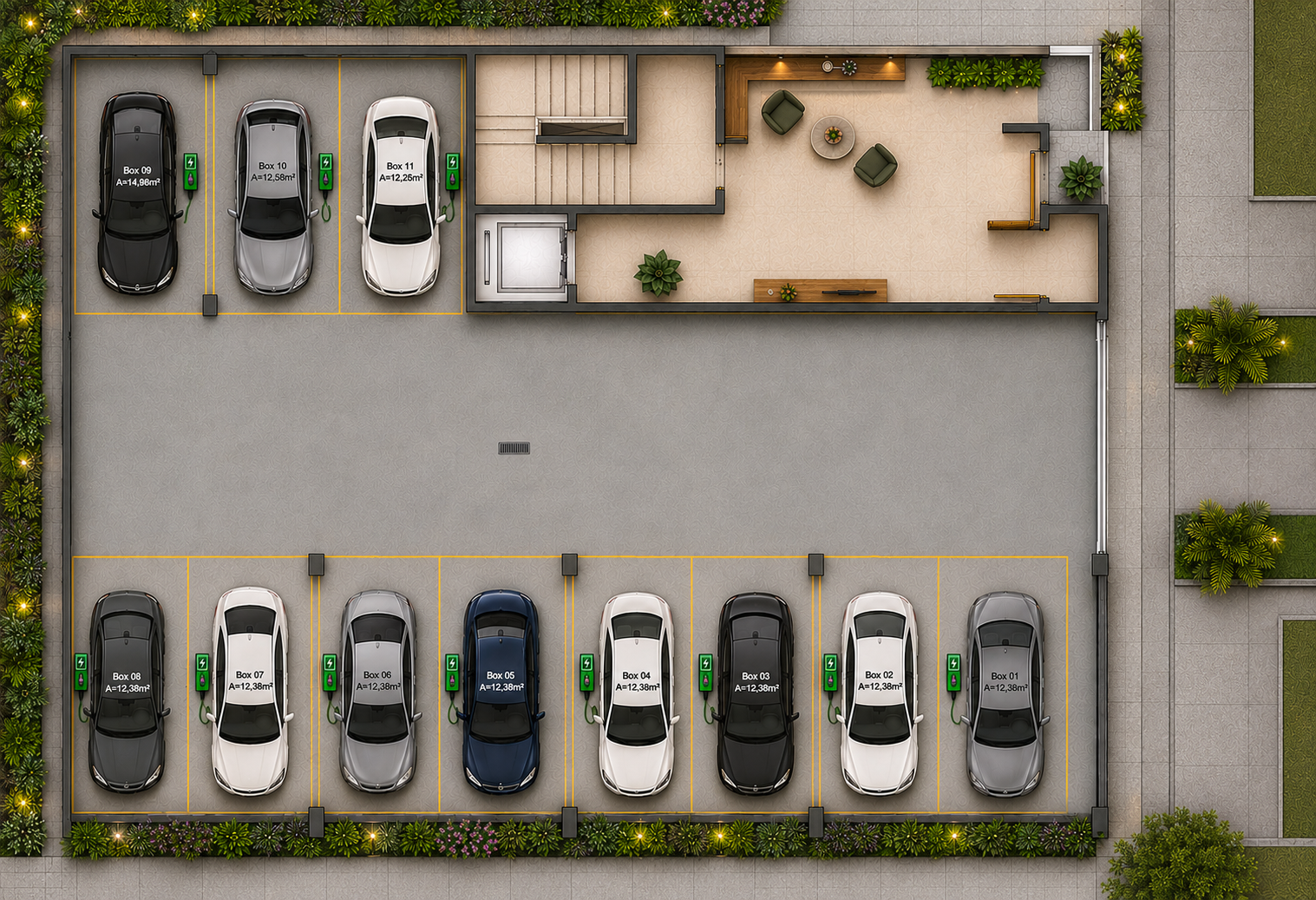 Ed Germany - Vagas Garagem Coberta